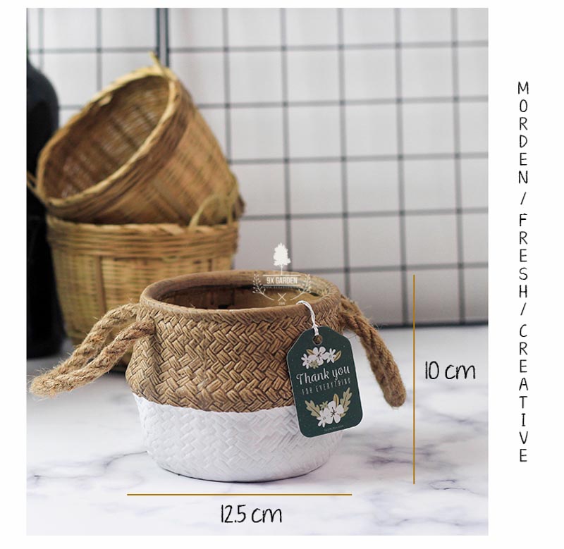 Giỏ Cói Handcraft - 9X GARDEN