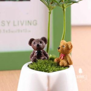 Gấu Teddy - Phụ Kiện Terrarium - 9X GARDEN