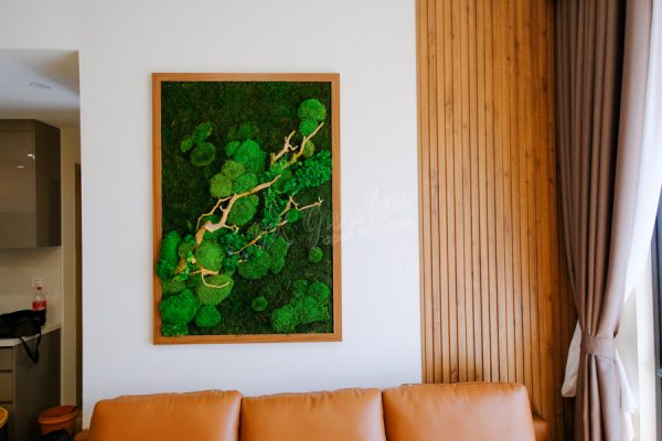 Thi Công Tranh Rêu - Tường Rêu Bảo Tồn (Vĩnh cửu) | Moss Art by 9X GARDEN