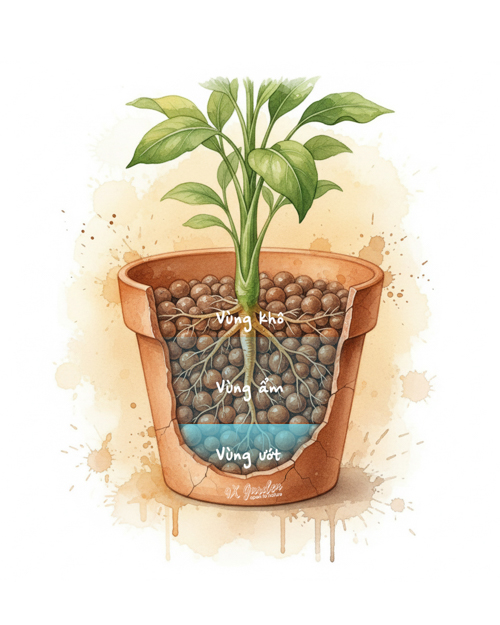 Cấu trúc chậu trồng không đất | 9X GARDEN