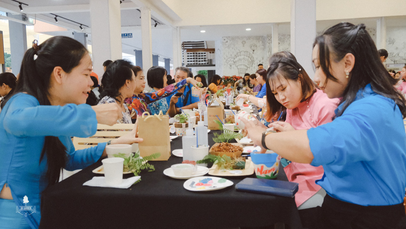 Pot Painting Workshop - 9X GARDEN x Công đoàn Viên chức TP