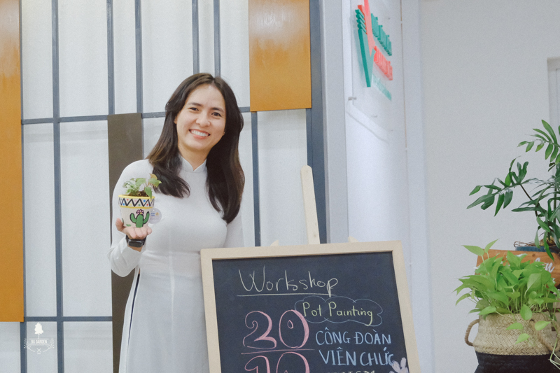 Pot Painting Workshop - 9X GARDEN x Công đoàn Viên chức TP