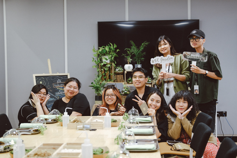 Terrarium Workshop - 9X GARDEN x WeWork Lim Tower 3